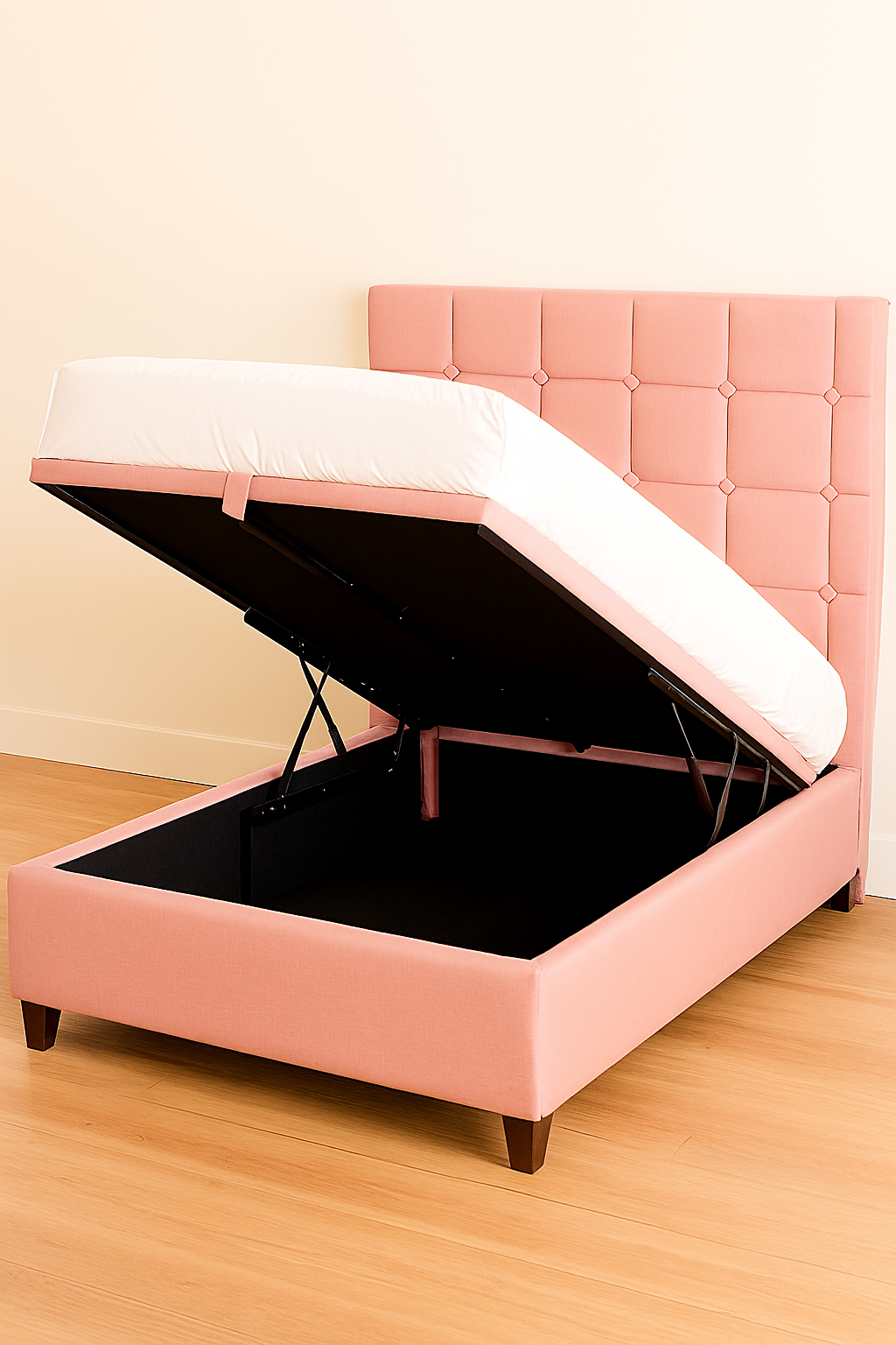 Ottoman Divan Bed Gas Lift storage set