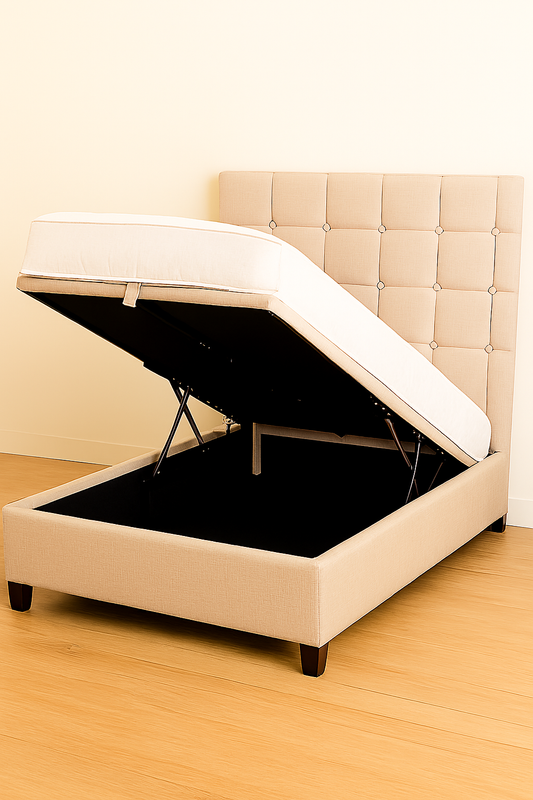 Ottoman Divan Bed Gas Lift storage set