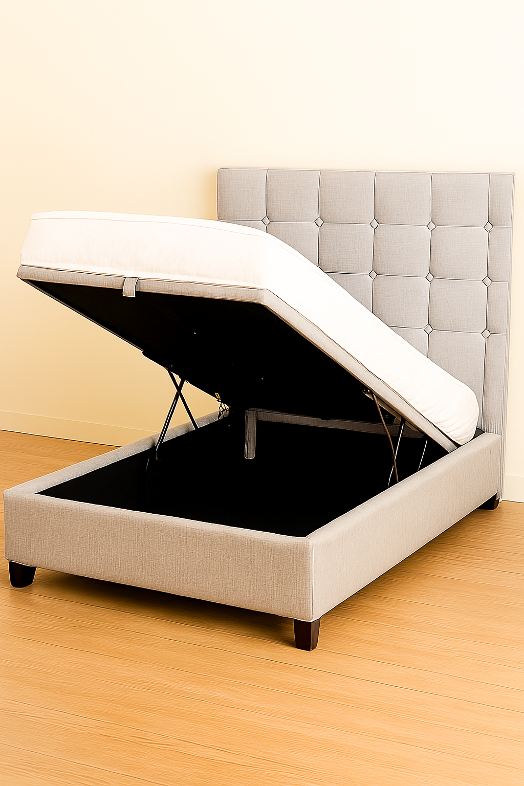 Ottoman Divan Bed Gas Lift storage set