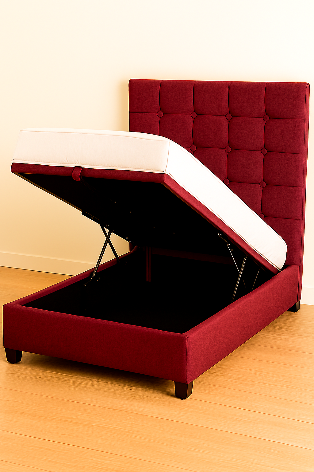 Ottoman Divan Bed Gas Lift storage set