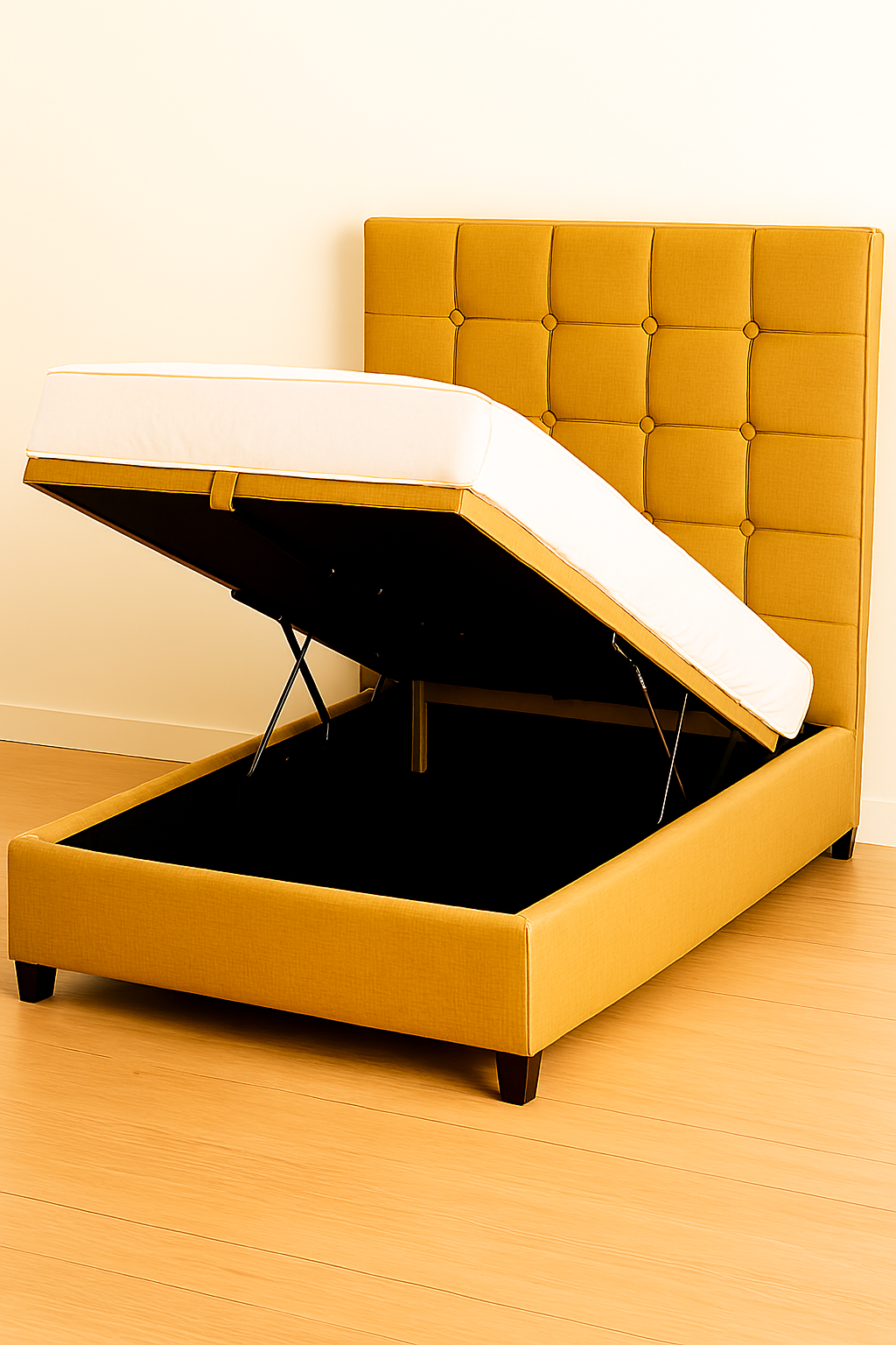 Ottoman Divan Bed Gas Lift storage set